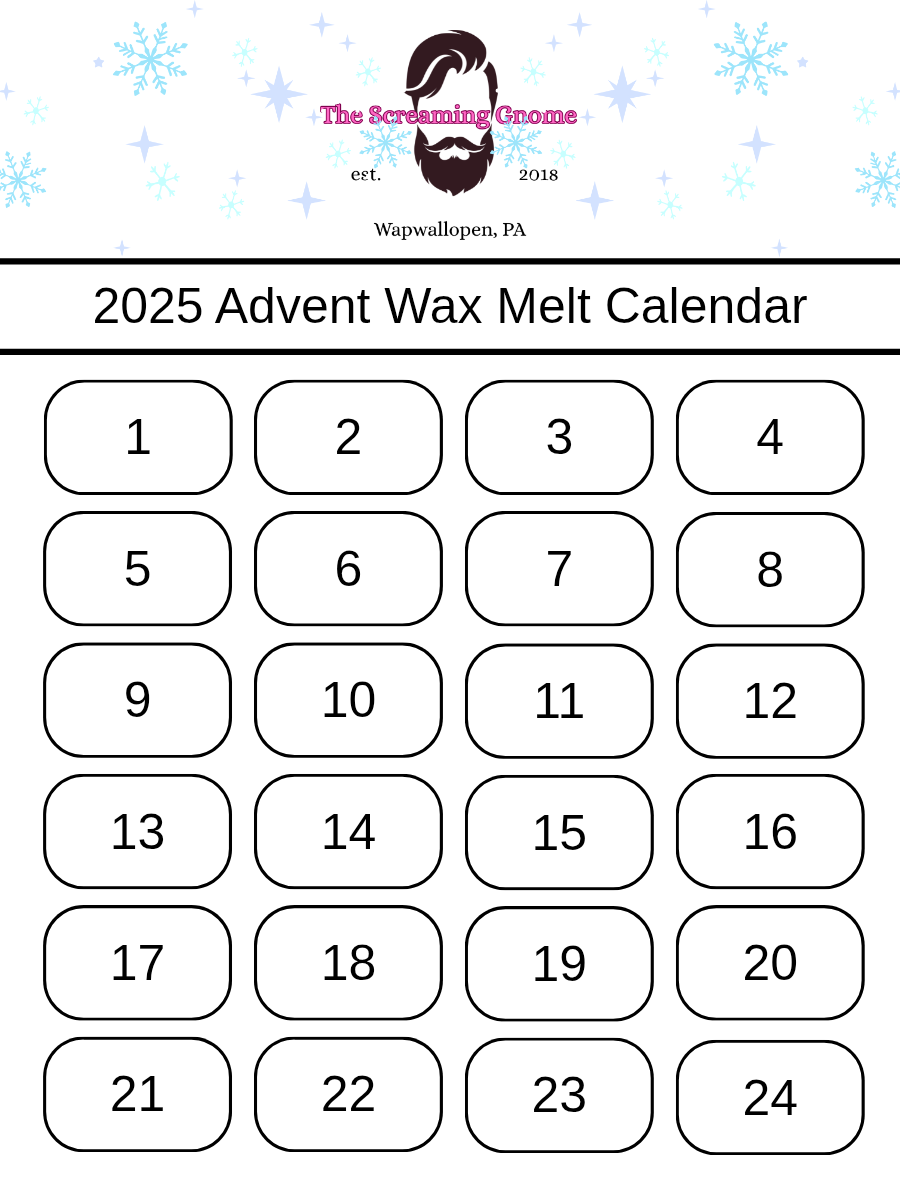 2025 Advent Wax Melt Calendar