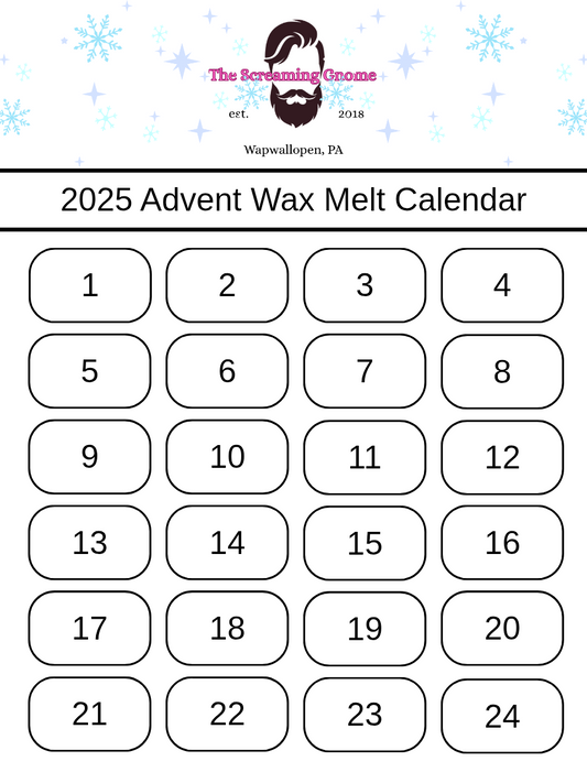 2025 Advent Wax Melt Calendar